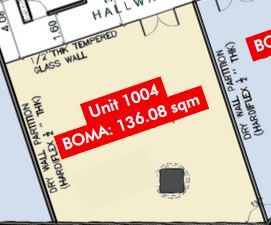 136.08 sqm Office Space for Rent in Mandaluyong City (TG-RA98.15-MKT)